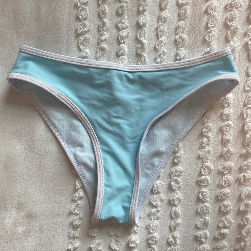 Shein light blue bikini bottom